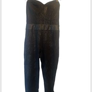 Bebe strapless jumpsuit